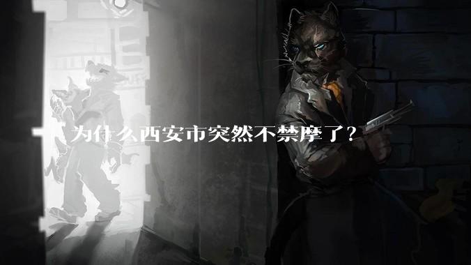 为什么西安市突然不禁摩了？